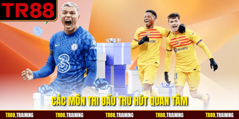 Các môn thi đấu thu hút quan tâm
