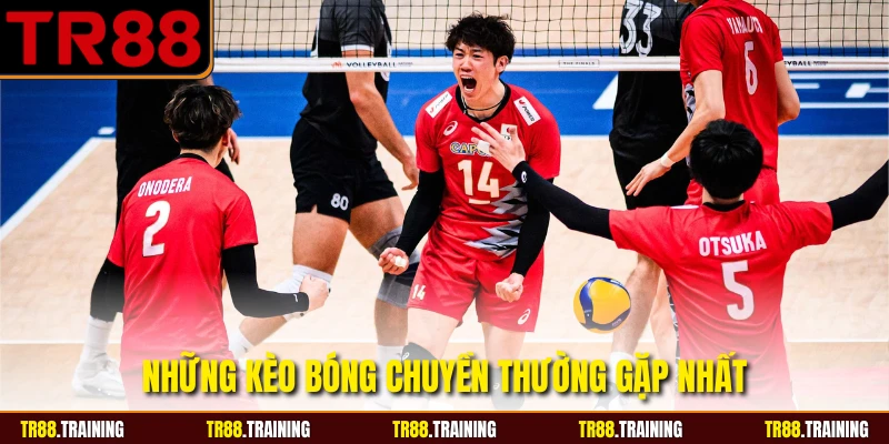 Những kèo bóng chuyền thường gặp nhất